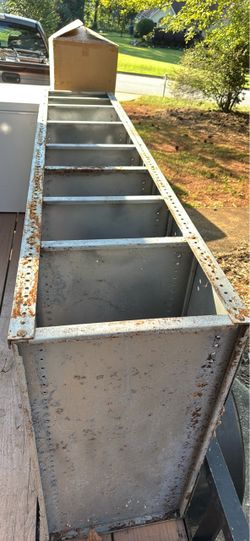 Metal garage shelf