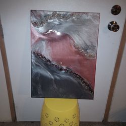 Custom Epoxy On Canvas