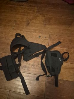 Tactical shoulder gun holster