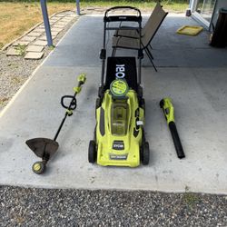Ryobi Lawn Set