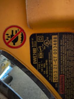 Dewalt 10 inch job site table saw
