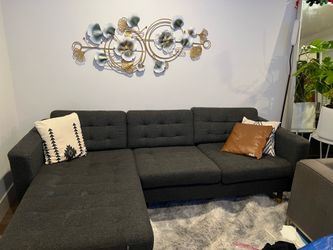 IKEA Gray Sectional Couch Morabo