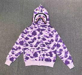 purp bape jacket