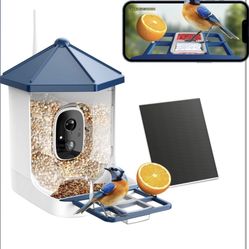 New Bird Feeder with Camera Solar Powered