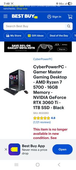 Cyberpower ryzen 7 5700