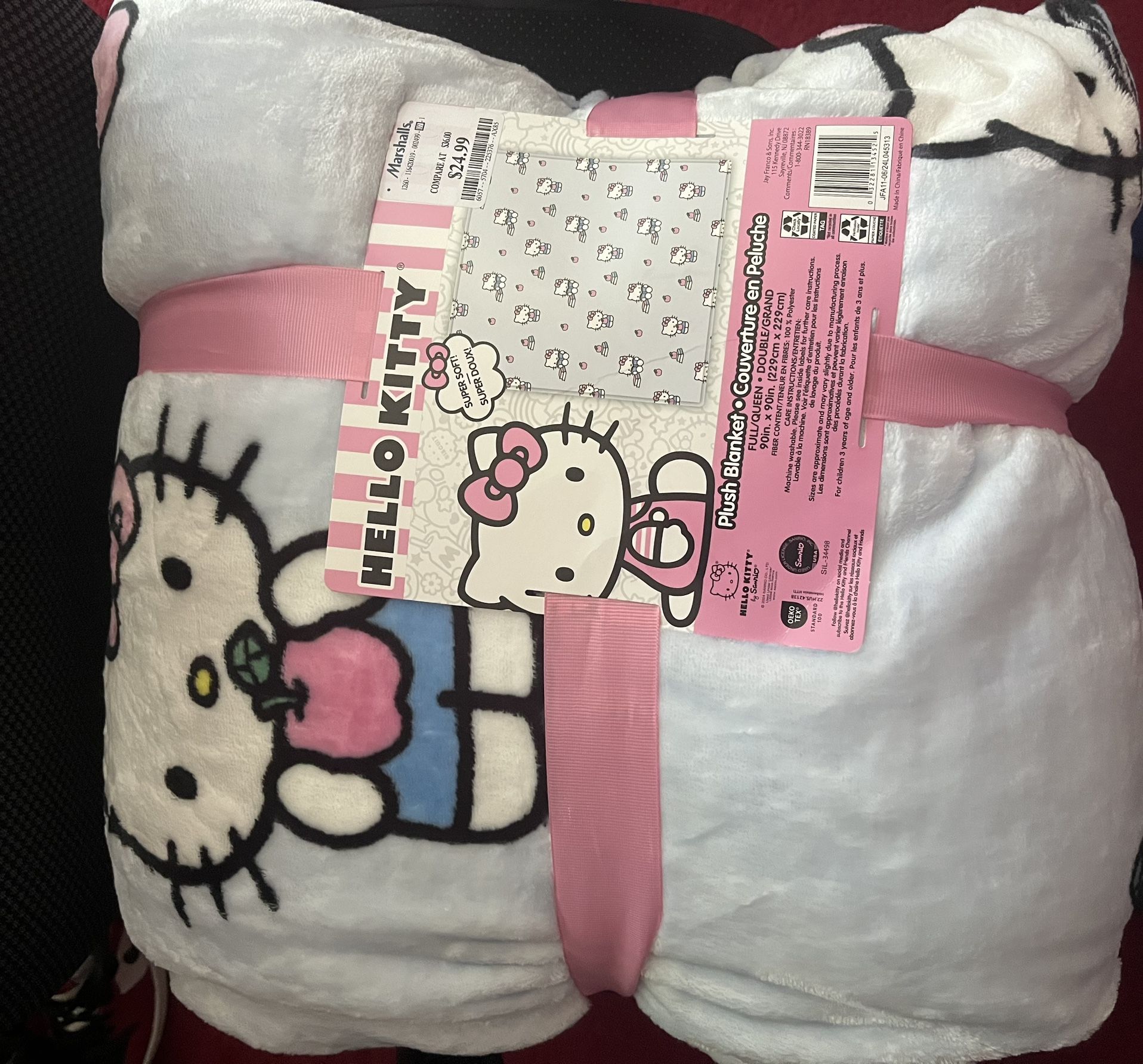 Hello Kitty Teacher Books Blanket