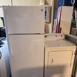 GE Refrigerator And Kenmore Dryer