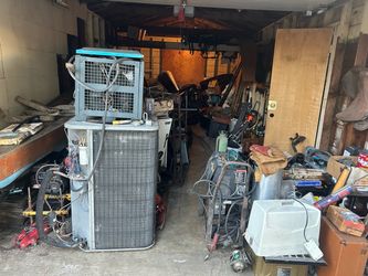 Estate full of tools, antiques, boat, furniture, snowboards