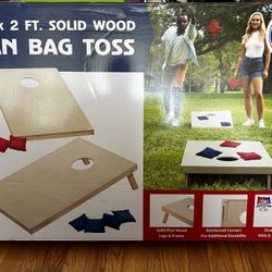 Corn Hole, Bean Bag Toss 