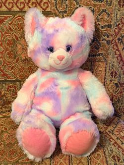 Build-A-Bear Cotton Candy Cat Plush