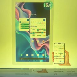 NEW 2th 5GWiFi 15.6” Digital Calendar. Android 11 (4Ram 64Rom), Smart Weekly & Monthly Planner 1920 * 1080P IPS Touchscreen Wall/Desk Calendar 