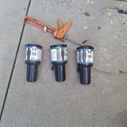 Garden Sprinkler and Silicone Gun