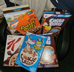 11 boxes of cereal for 6 bucks