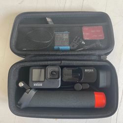 GoPro HERO 9 Black – Excellent Condition with Spare Battery + Case + Accessories