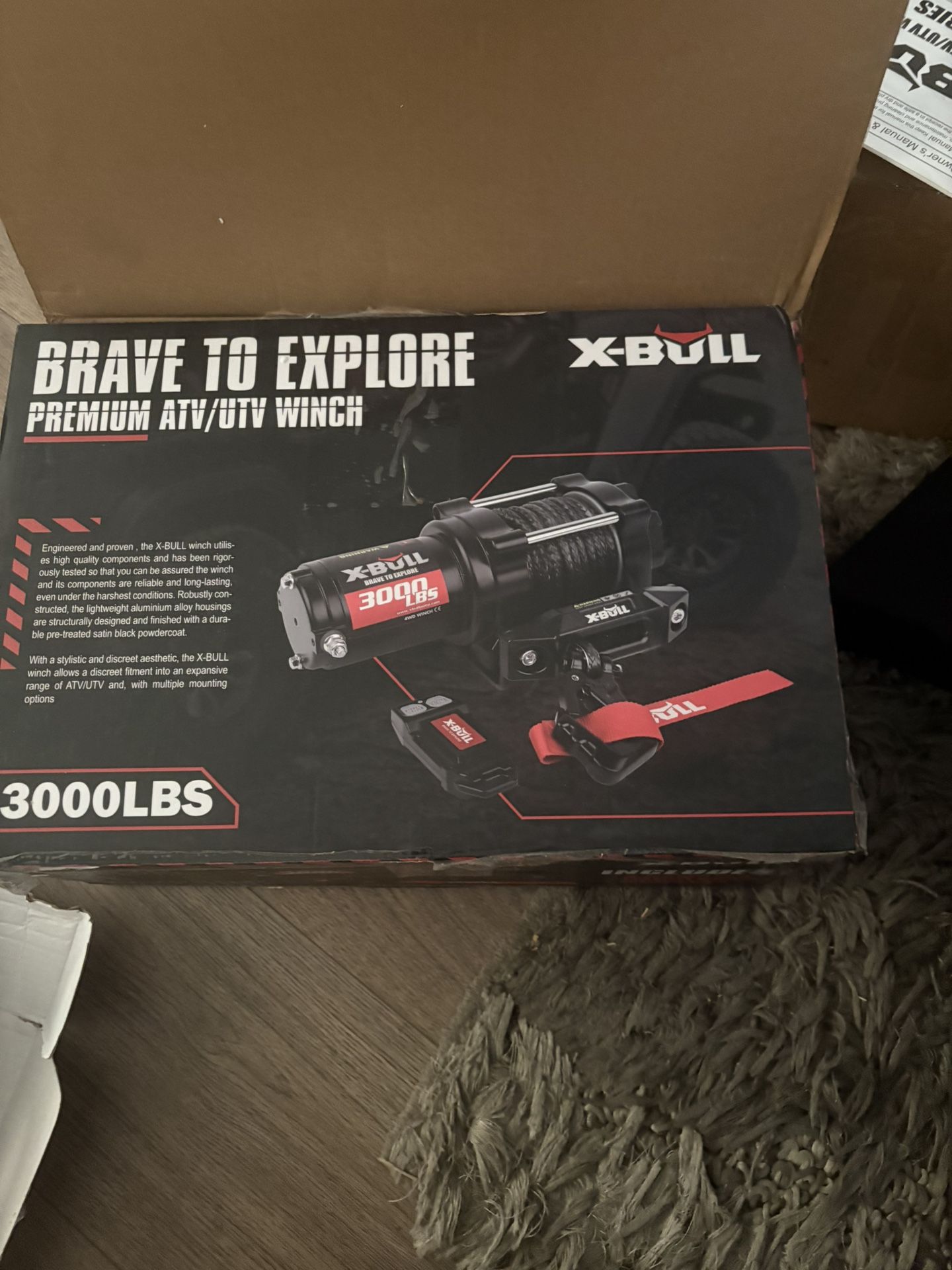 Electric Winch ATV/UTV BOAT W/remore 3000lbs