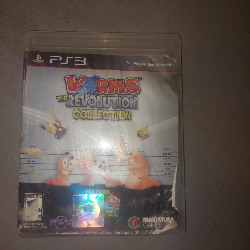 Ps3 Game Worms The Revolution Collection 19 Dollars Firm