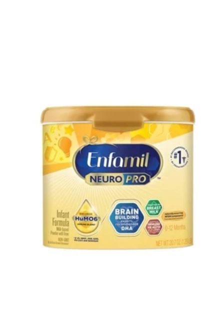 Enfamil NeuroPro Baby Formula, Milk-Based Infant Nutrition, MFGM* 5-Year Benefit, Expert-Recommended Brain-Building Omega-3 DHA, Exclusive HuMO6 Immun
