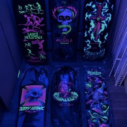 Powell Peralta Bones Brigade Series 14 Blacklight Skateboards 2023 Limited Edition Skate One-SEALED!