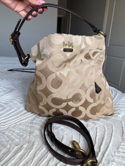 Coach Signature Hobo Shoulder Bag