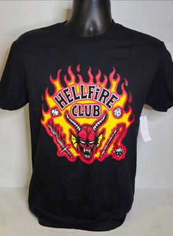 Netflix Stranger Things Hellfire Club Graphic Tee Mens Small (28-30)