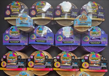 Brand new sealed Rms Crazy Fun Mystery Dumpling Neon Tie Dye, Starlight, Galaxy, Mini Squishy Toy