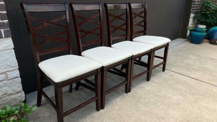 Set of 4 Counter Height Chairs