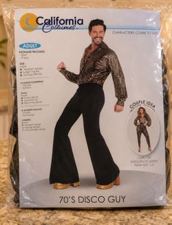 *NEW* Men's 70s Disco Guy Costume
