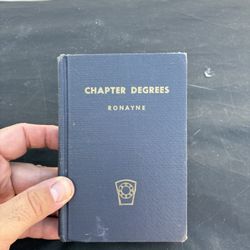 Chapter Degrees Ronayne Book masonry 