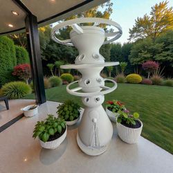 Lettuce Grow Farmstand Complete System w/ Glow Rings & Dolly – Like New