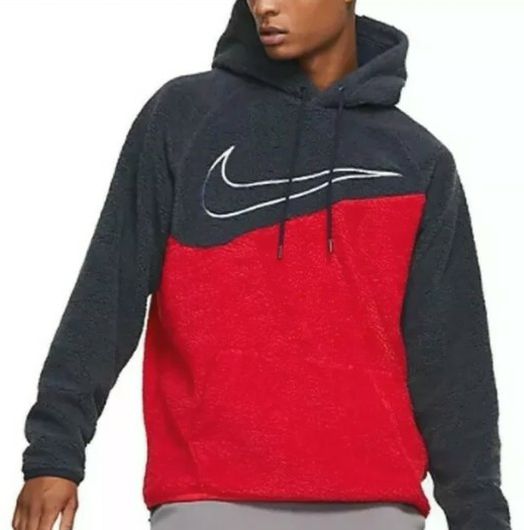 Nike Sherpa Fleece Jacket Hoodie Xl