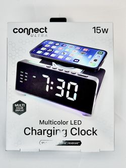 Connect | Clock and Charger | Black