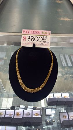 Mesh Necklace 14k