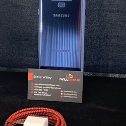 Samsung Note 9 Blue 128gb Unlocked $340