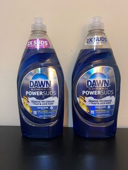 2pack Dawn Platinum Plus PowerSuds Liquid Dish Soap, 21.6 oz. Bottle