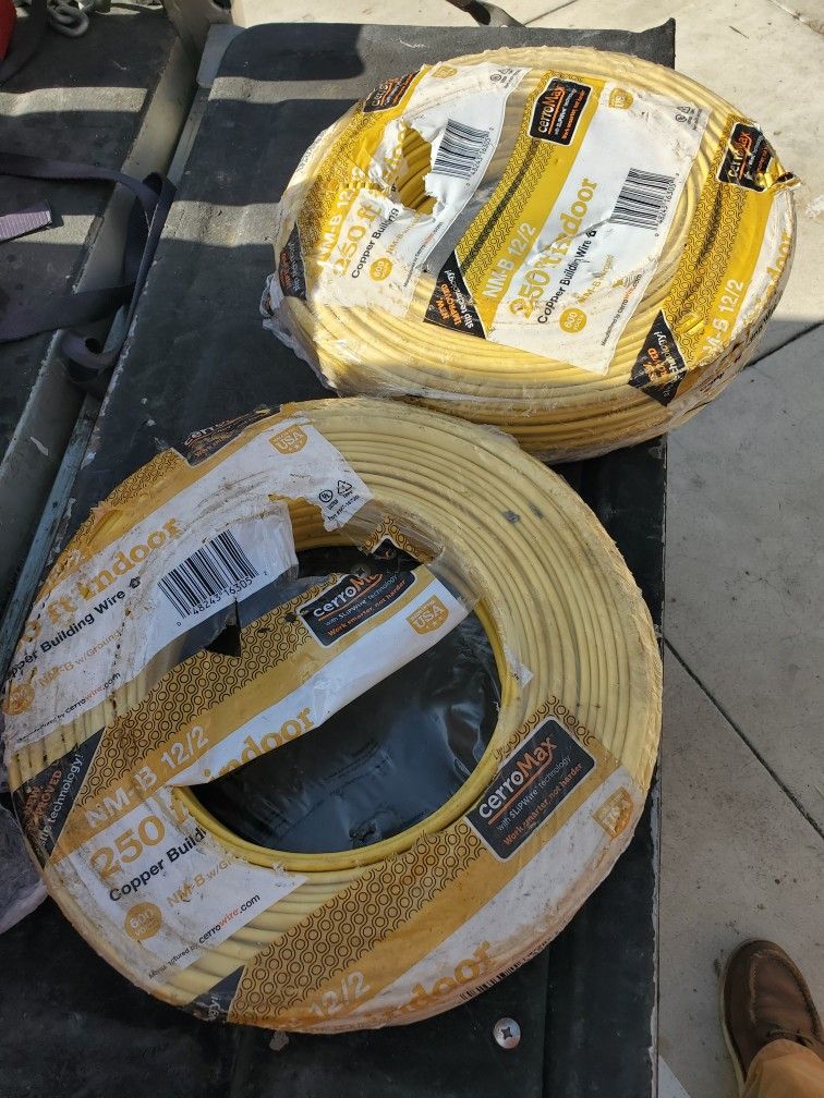 3 Cerrowire Romex 12/2 Electrical Wire 250ft Each One