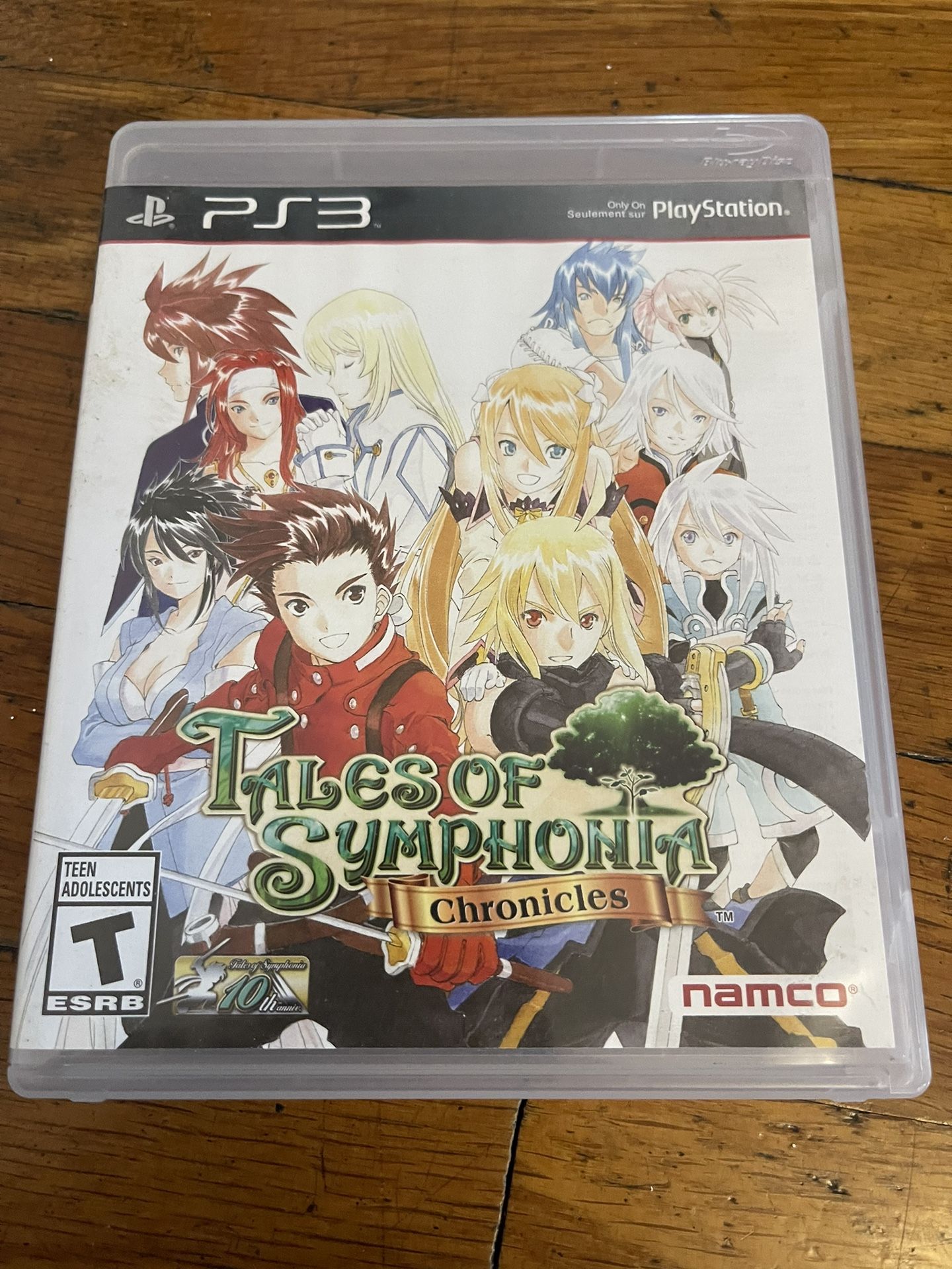 Tales of Symphonia: Chronicles (Sony PlayStation 3, 2014) PS3 Used Condition