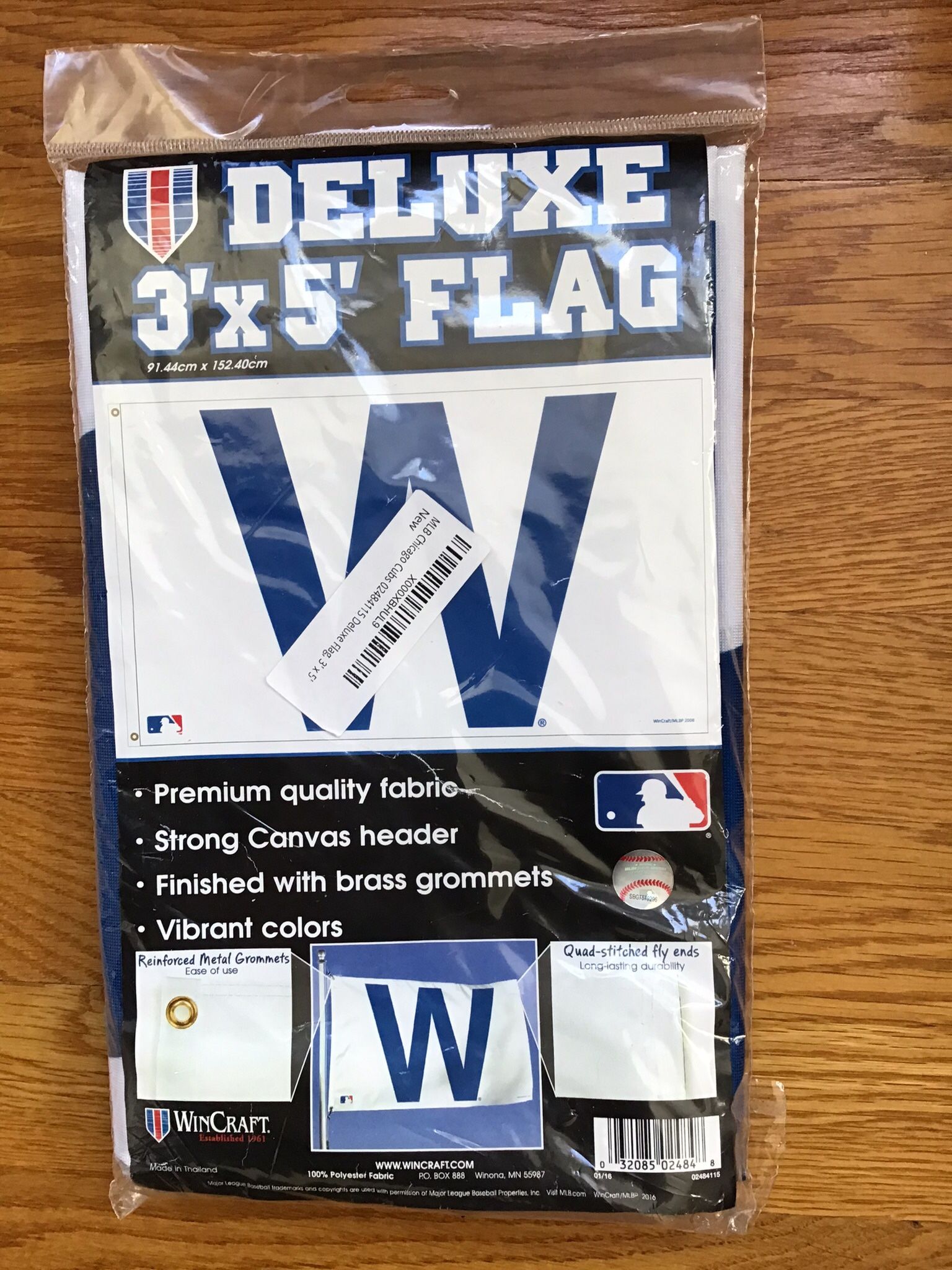 Flag “W” Deluxe 3ft. by 5 ft. ( New)