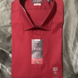 NEW Men’s VAN HEUSEN sz L Dress Shirt