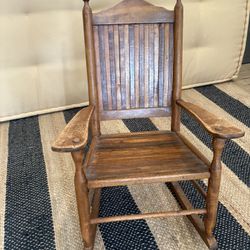 Wood Toddlers Rocking Chair 