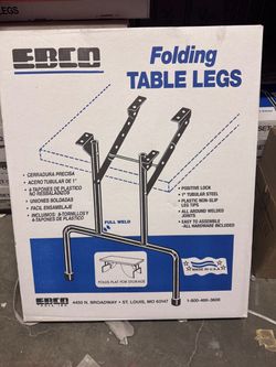 Folding table legs