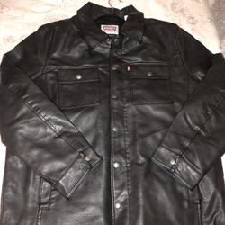 New Men’s Levi’s Faux Leather Jacket 