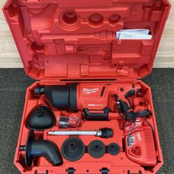 MILWAUKEE  2572B-21 M12 12-Volt Lithium-Ion Cordless Drain Cleaning Airsnake Air Gun Kit