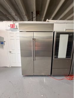 GE Cafe Refrigerator 48”Inch Side By Side Stainless Steel
