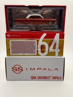 HOT WHEELS RLC '64 CHEVY CHEVROLET IMPALA LOWRIDER RED