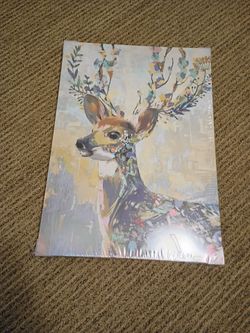 IKEA Deer Paintings Set - Pjatteryd - Mark Chandon - Spring Pastel Deer Pictures
