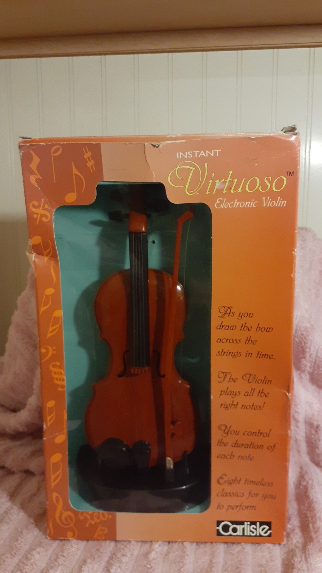 Vintage Instant Virtuoso ELECTRONIC Violin! In Box!