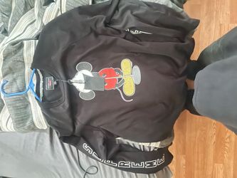 Supreme number nine collab raglan L/S shirt black