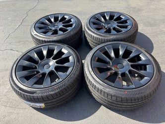 20” oem tesla model y factory wheels 20 inch sarin black rims Tesla y
