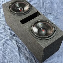 ported dual 12 inch subwoofer box