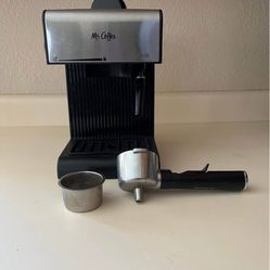 Mr Coffee Espresso machine and frother.